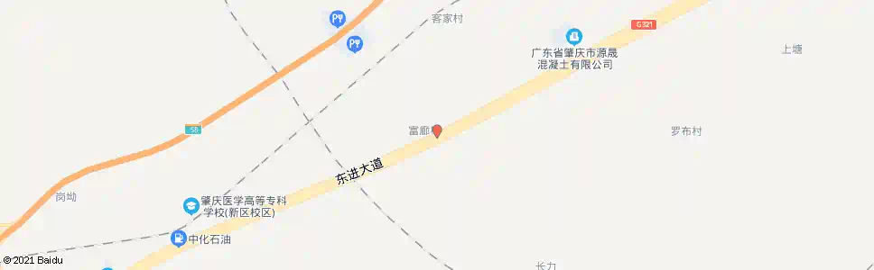 肇庆富廊牌坊_公交站地图_肇庆公交_妙搜公交查询2025