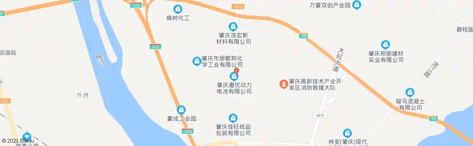 肇庆金豪摩托厂_公交站地图_肇庆公交_妙搜公交查询2025