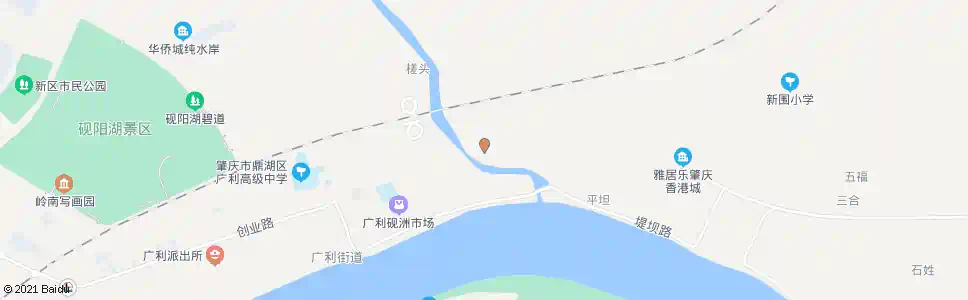 肇庆长利村_公交站地图_肇庆公交_妙搜公交查询2025