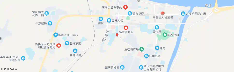 肇庆高要党校_公交站地图_肇庆公交_妙搜公交查询2025