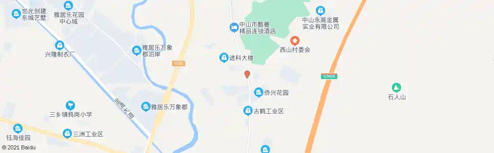 中山水截头(西山路口)_公交站地图_中山公交_妙搜公交查询2025
