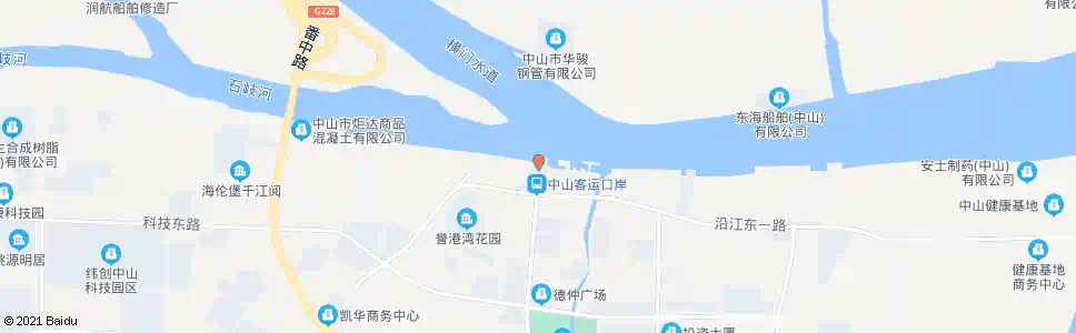 中山容奇轮渡_公交站地图_中山公交_妙搜公交查询2025