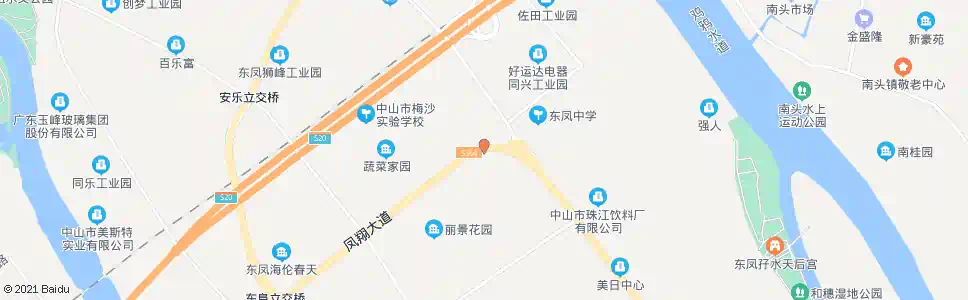 中山民乐村_公交站地图_中山公交_妙搜公交查询2025