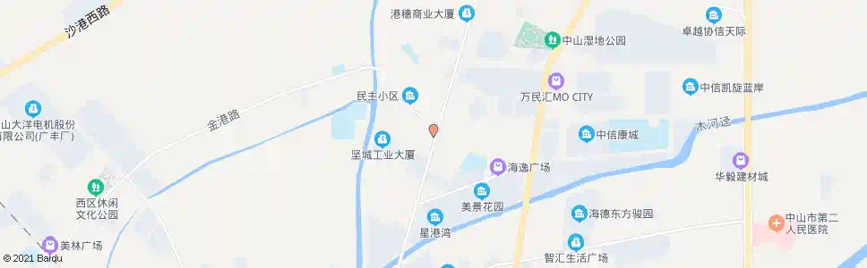 中山民主东_公交站地图_中山公交_妙搜公交查询2025