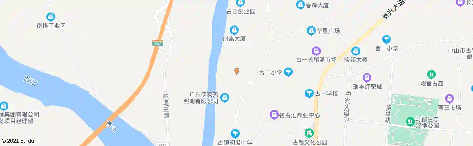 中山古三小学_公交站地图_中山公交_妙搜公交查询2025