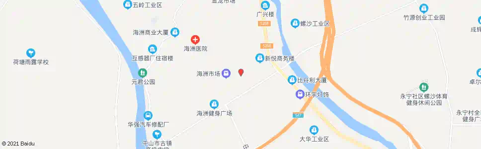 中山华昌路口_公交站地图_中山公交_妙搜公交查询2025