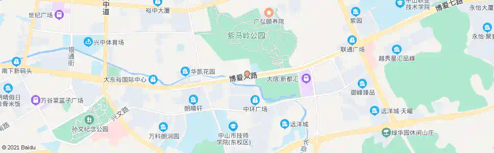 中山中山党校_公交站地图_中山公交_妙搜公交查询2025