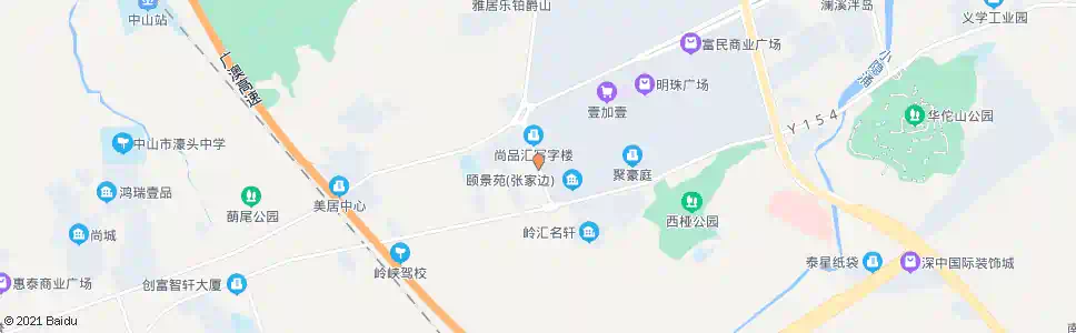 中山翠岭路_公交站地图_中山公交_妙搜公交查询2025