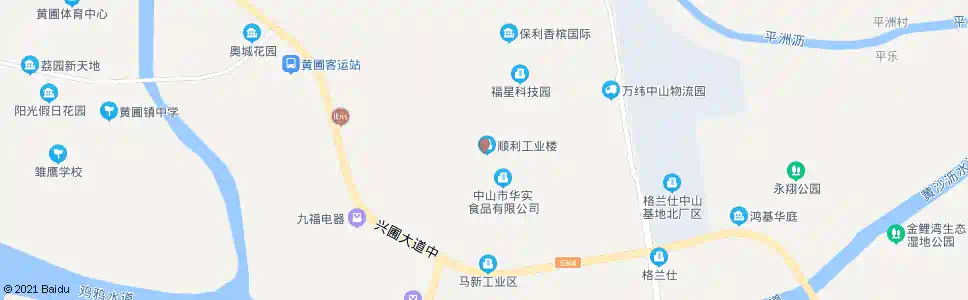中山二河_公交站地图_中山公交_妙搜公交查询2025