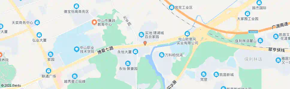 中山实地璟湖城(景观路)_公交站地图_中山公交_妙搜公交查询2025