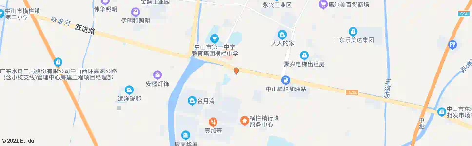 中山西冲市场_公交站地图_中山公交_妙搜公交查询2025
