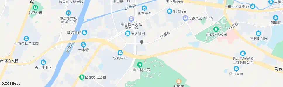中山槎南路西_公交站地图_中山公交_妙搜公交查询2025