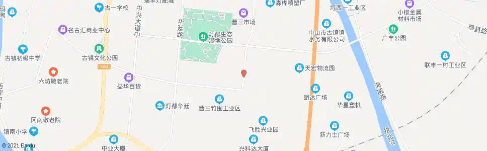 中山曹三工业区_公交站地图_中山公交_妙搜公交查询2025