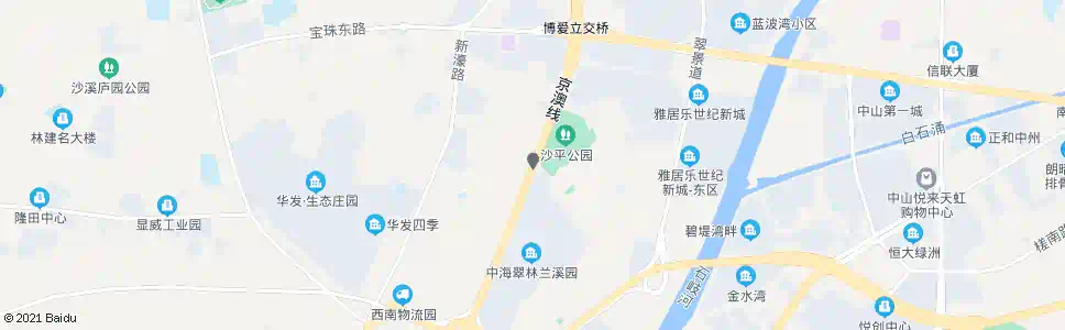 中山大石兜_公交站地图_中山公交_妙搜公交查询2025