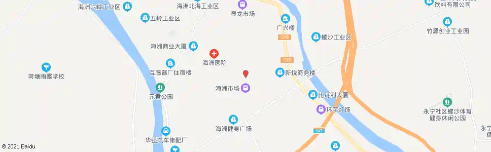 中山海洲文化中心_公交站地图_中山公交_妙搜公交查询2025
