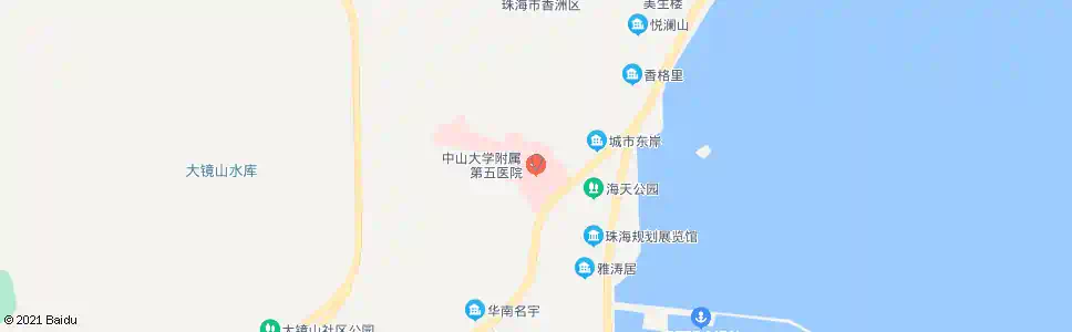 中山中大五院_公交站地图_中山公交_妙搜公交查询2025