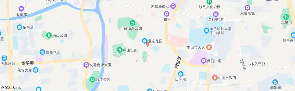 中山拱辰路_公交站地图_中山公交_妙搜公交查询2025