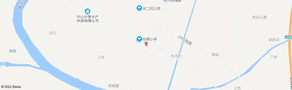 中山福源大桥北_公交站地图_中山公交_妙搜公交查询2025
