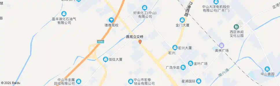 中山十六顷_公交站地图_中山公交_妙搜公交查询2025