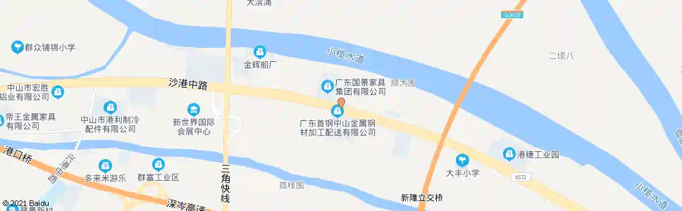 中山海湾国际_公交站地图_中山公交_妙搜公交查询2025