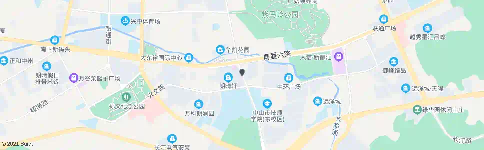 中山和景花园_公交站地图_中山公交_妙搜公交查询2025