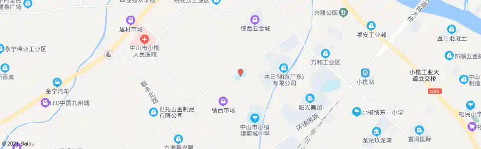 中山绩西小学_公交站地图_中山公交_妙搜公交查询2025