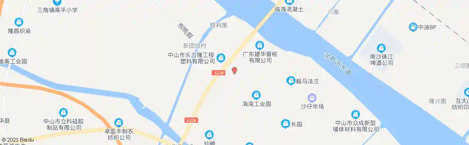 中山沙仔大道西_公交站地图_中山公交_妙搜公交查询2025