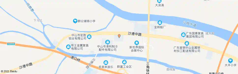 中山崇高玩具厂_公交站地图_中山公交_妙搜公交查询2025