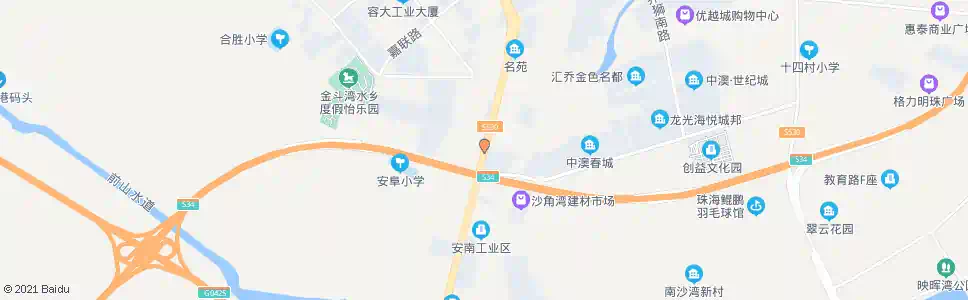 中山鹅咀路口_公交站地图_中山公交_妙搜公交查询2025