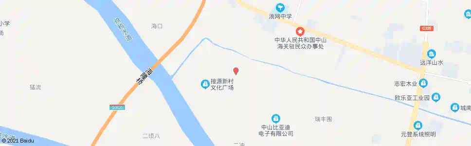 中山人头涌牌坊_公交站地图_中山公交_妙搜公交查询2025