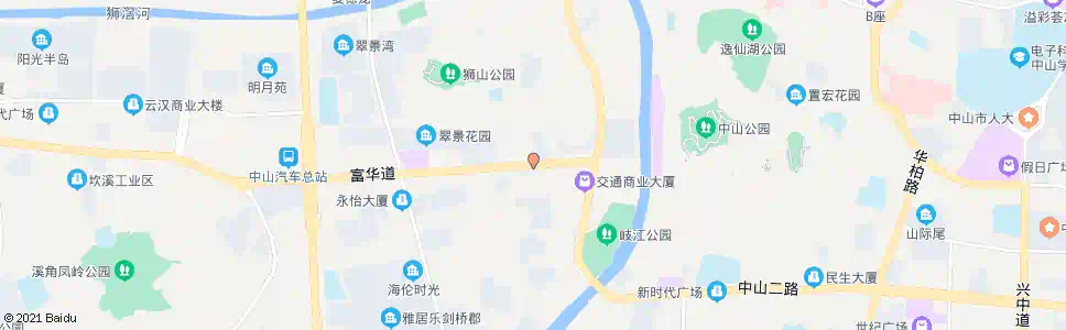 中山烟洲牌坊B2_公交站地图_中山公交_妙搜公交查询2025