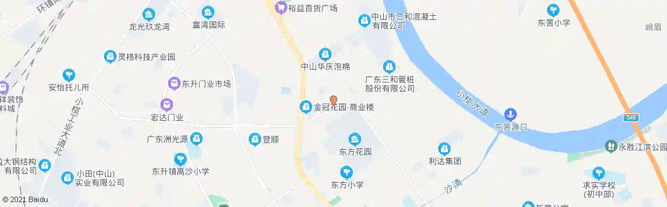 中山蓝盾路口_公交站地图_中山公交_妙搜公交查询2025