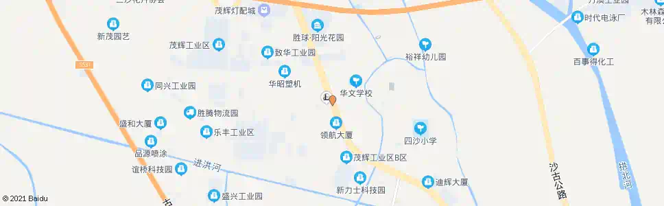 中山四沙市场_公交站地图_中山公交_妙搜公交查询2025