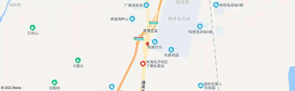 中山珠海收费处_公交站地图_中山公交_妙搜公交查询2025