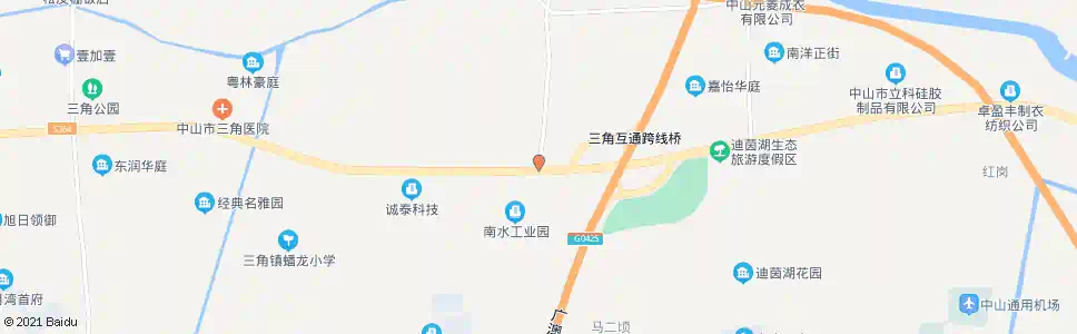 中山福泽五街_公交站地图_中山公交_妙搜公交查询2025