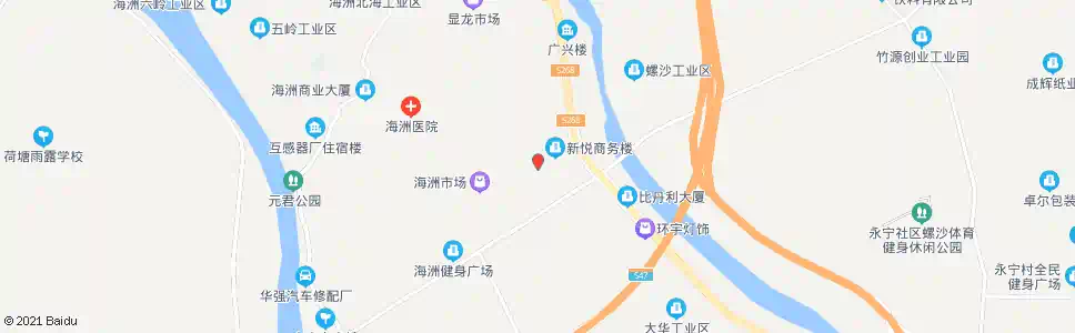 中山海洲村委_公交站地图_中山公交_妙搜公交查询2025