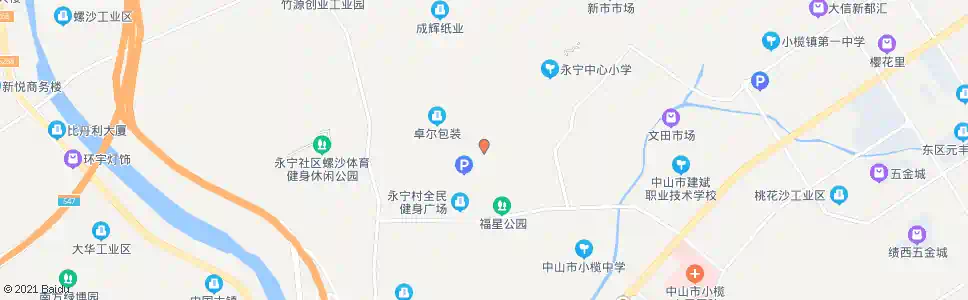 中山永宁市场_公交站地图_中山公交_妙搜公交查询2025