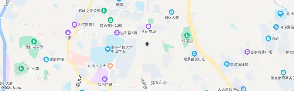 中山富湾东路口_公交站地图_中山公交_妙搜公交查询2025