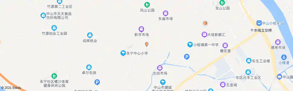 中山新永路口_公交站地图_中山公交_妙搜公交查询2025