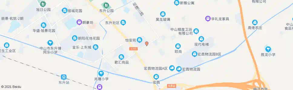 中山东成路口_公交站地图_中山公交_妙搜公交查询2025
