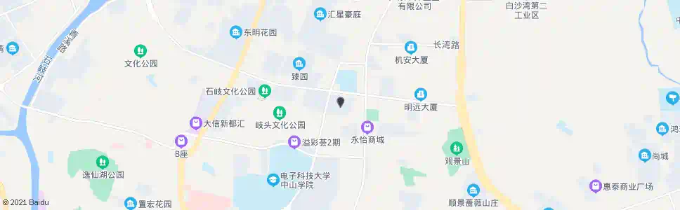 中山中仪花园_公交站地图_中山公交_妙搜公交查询2025