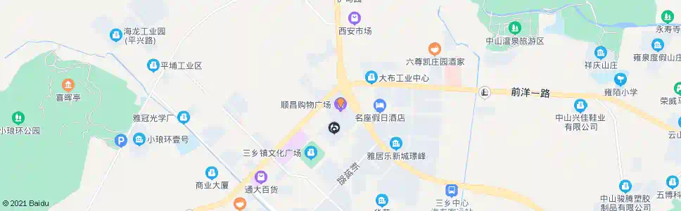 中山顺昌广场_公交站地图_中山公交_妙搜公交查询2025