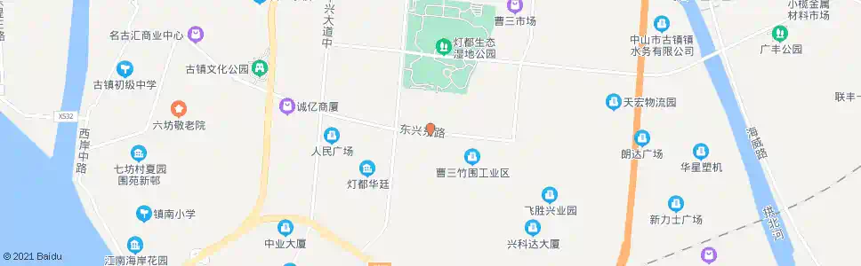 中山灯王广场_公交站地图_中山公交_妙搜公交查询2025