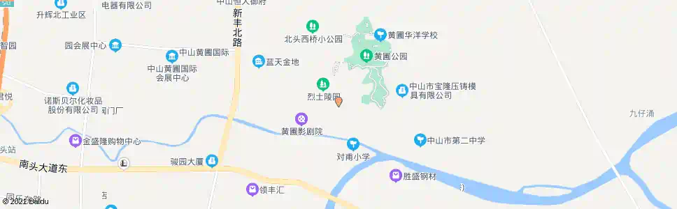 中山南坑市场_公交站地图_中山公交_妙搜公交查询2025