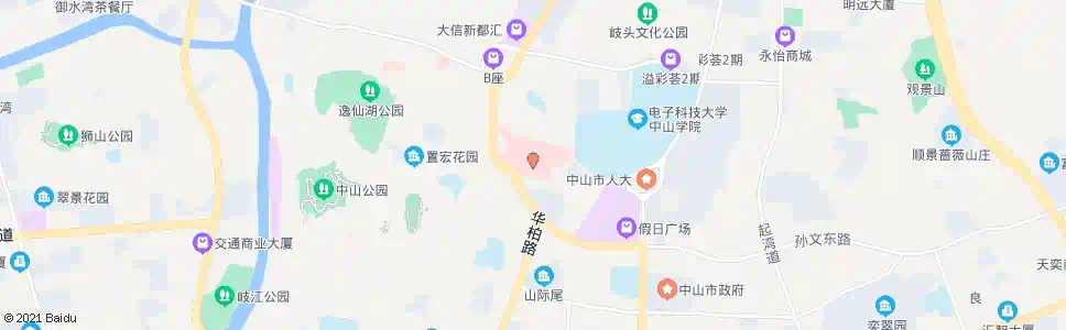 中山人民医院(孙文东路)_公交站地图_中山公交_妙搜公交查询2025