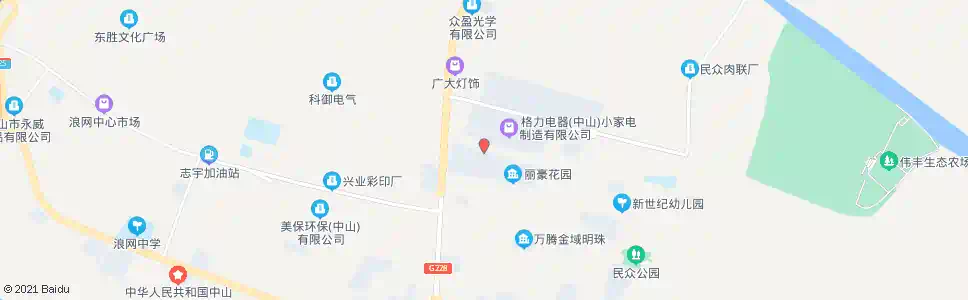 中山长堤路_公交站地图_中山公交_妙搜公交查询2025
