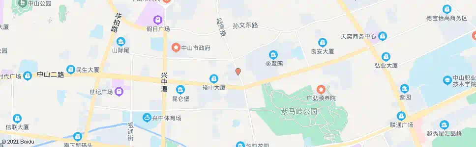 中山盛景园B1_公交站地图_中山公交_妙搜公交查询2025