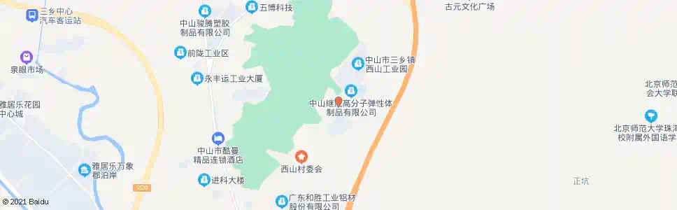 中山西山幼儿园_公交站地图_中山公交_妙搜公交查询2025