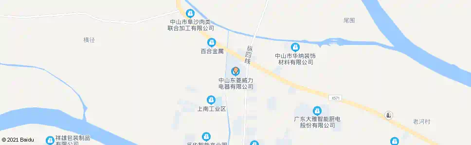 中山东菱威力公司_公交站地图_中山公交_妙搜公交查询2025