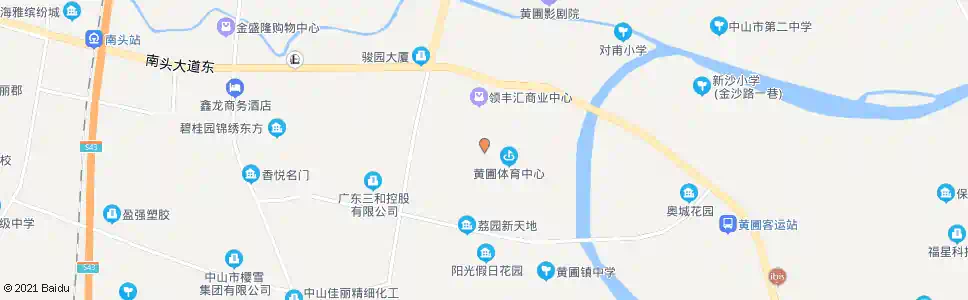 中山新明中路_公交站地图_中山公交_妙搜公交查询2025